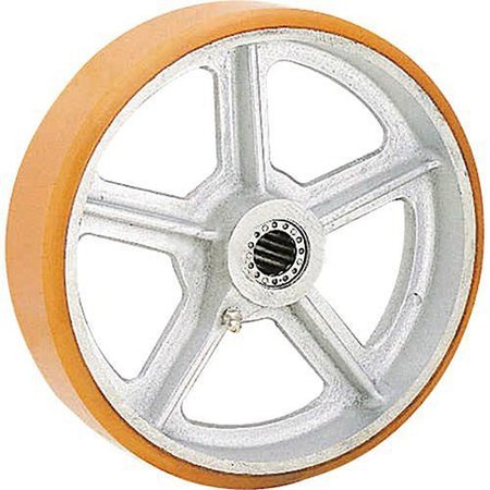 CASTERS, WHEELS & INDUSTRIAL HANDLING 6 x 2 Polyurethane Wheel, 5/8 Axle CW-620-PS 5/8